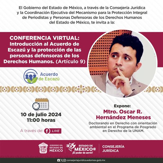 Conferencia sobre la relevancia del Acuerdo de Escazú