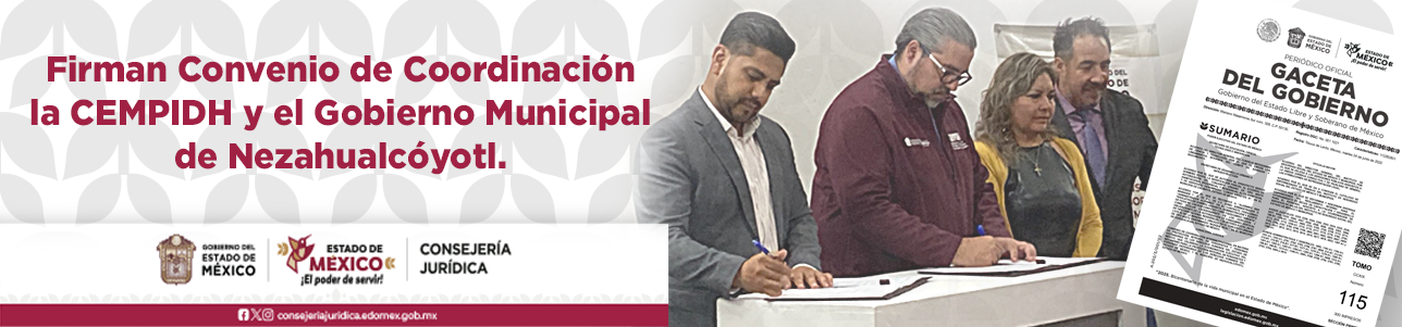 Convenio de Coordinación con el Municipio de Nezahualcóyotl