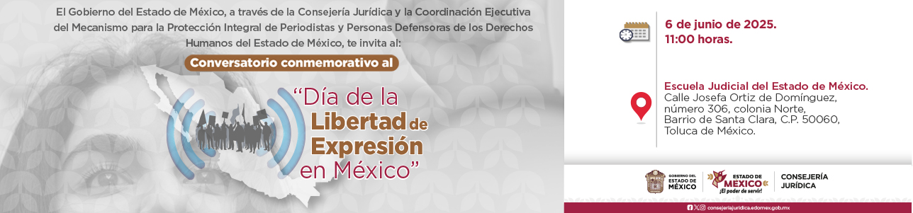 Conversatorio conmemorativo al "Día de la Libertad de Expresión en México"